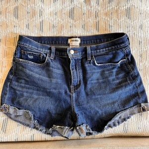 L’Agence denim shorts